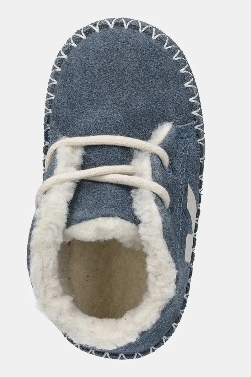 scarpe in pelle scamosciata neonato/a Baby Winter Light ZZ colore blu BA0321028 miniatura 5