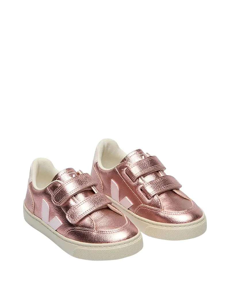 Sneakers Con Logo Color Carne E Neutri