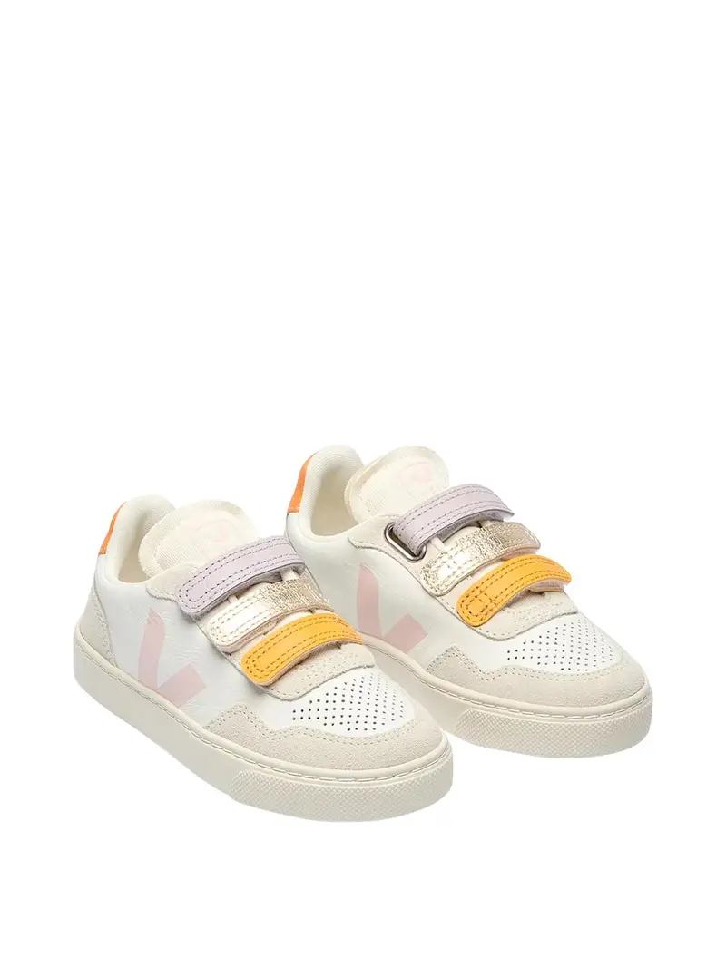 Sneakers Con Logo Crema