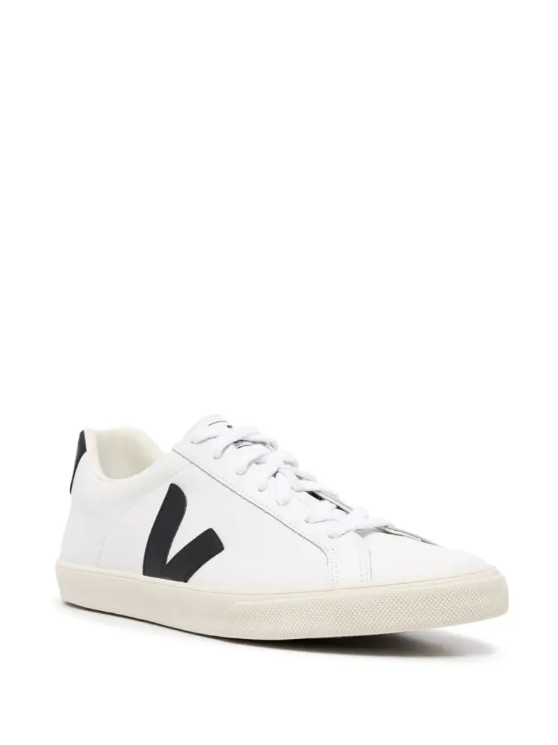 Veja Sneakers Esplar Bianco in Pelle Bovino miniatura 2