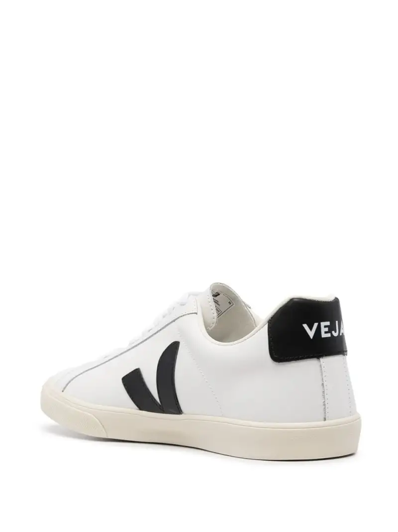 Veja Sneakers Esplar Bianco in Pelle Bovino miniatura 3