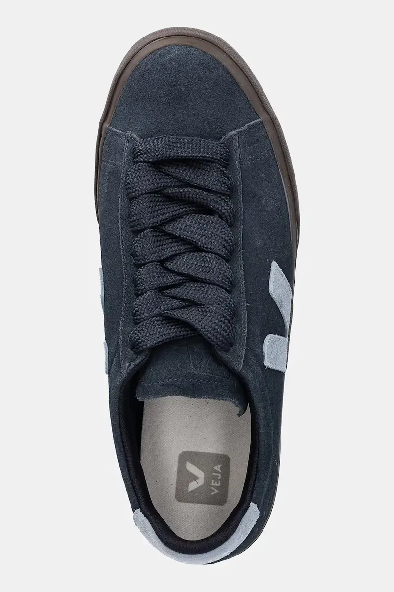 sneakers in camoscio Campo uomo colore blu navy CP0320806B miniatura 4