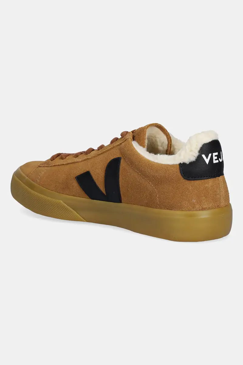 sneakers in camoscio Campo Winter donna colore marrone CW0320809A miniatura 3