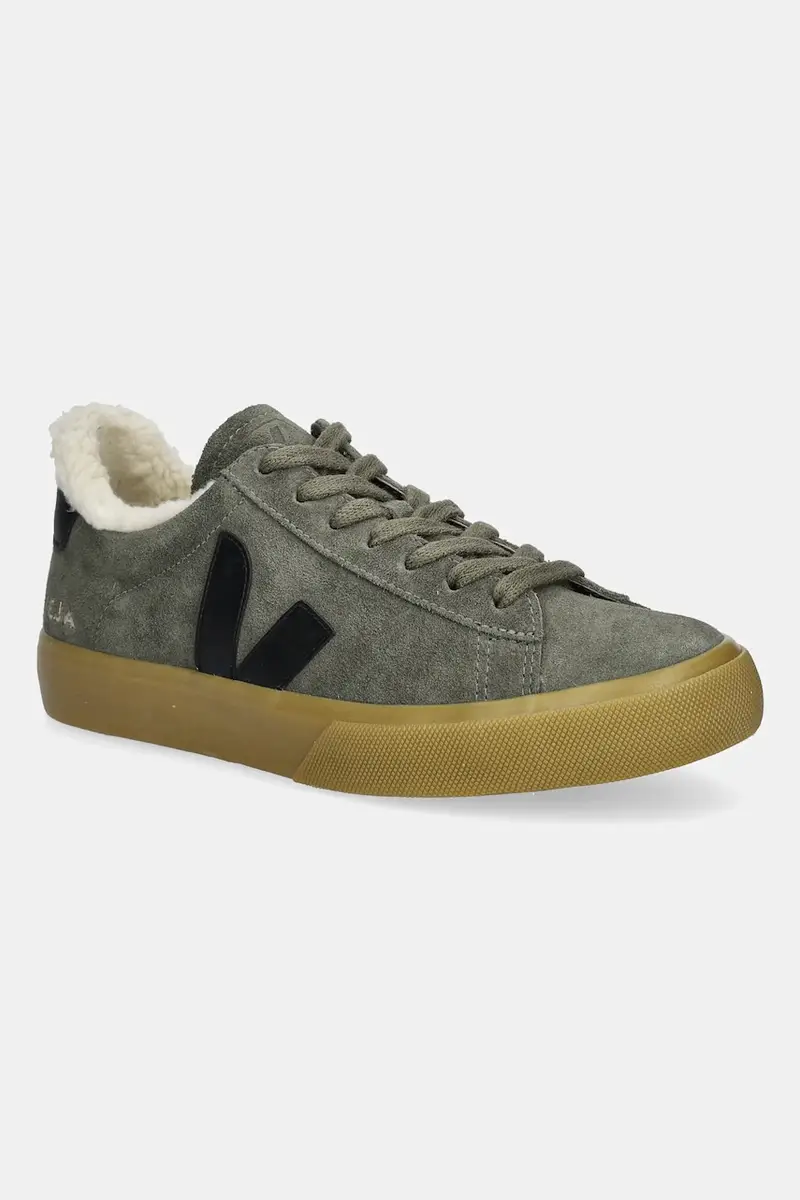sneakers in camoscio Campo Winter donna colore verde CW0320810A