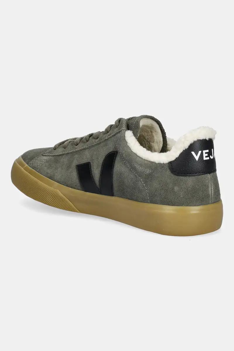 sneakers in camoscio Campo Winter donna colore verde CW0320810A miniatura 3