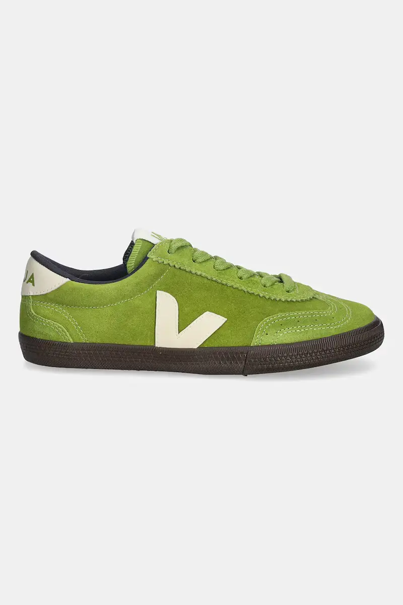 sneakers in camoscio Volley donna colore verde VO0320890A miniatura 2