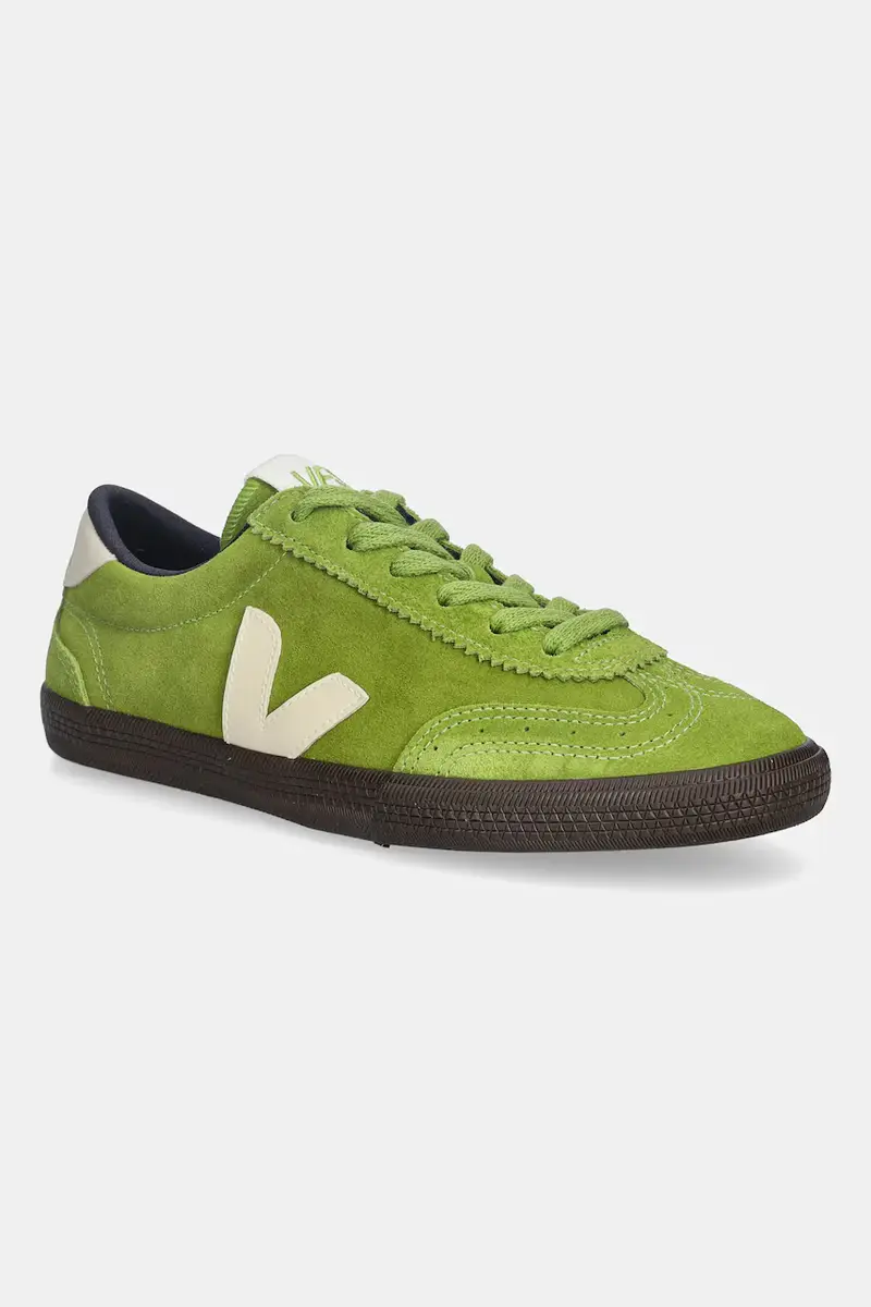 sneakers in camoscio Volley donna colore verde VO0320890A