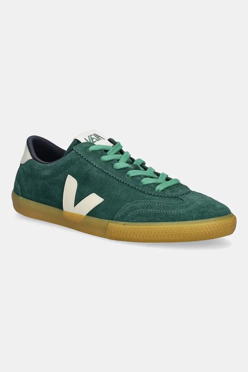 sneakers in camoscio Volley uomo colore verde VO0320515B
