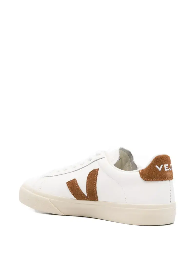 Sneakers in Pelle con Logo Laterale Bianco miniatura 2