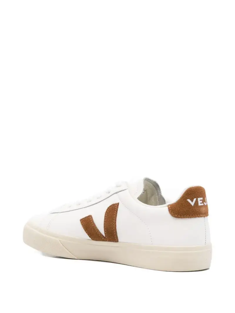 Sneakers in Pelle con Logo Laterale Bianco miniatura 2