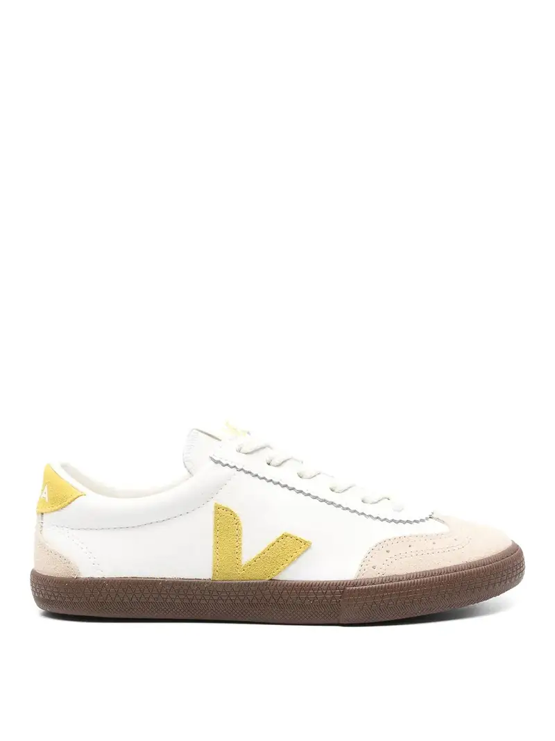 Sneakers in pelle Giallo