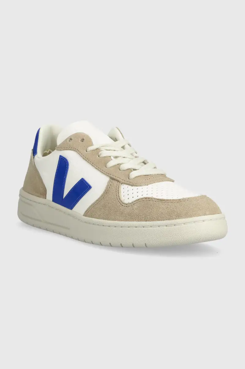 sneakers in pelle V-10 Beige miniatura 2