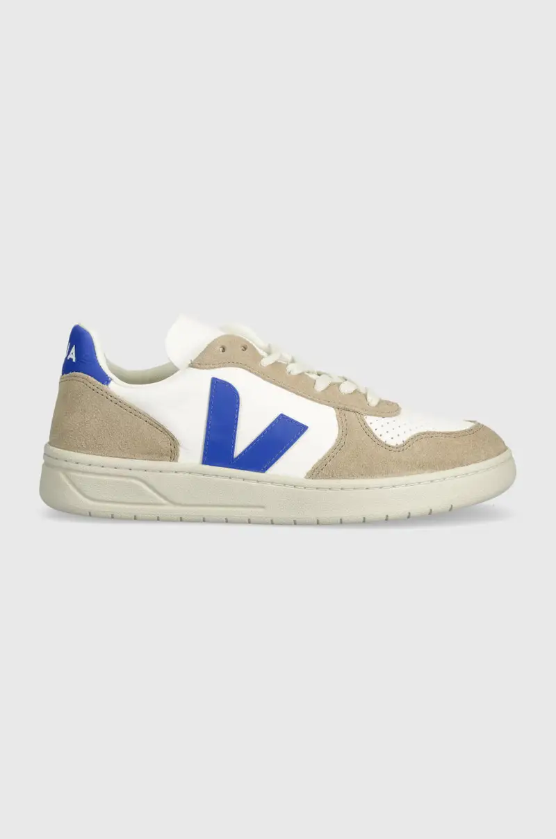sneakers in pelle V-10 Beige