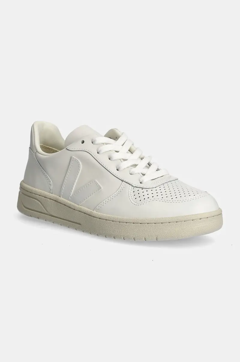 sneakers in pelle V-10 Leather Extra-White Bianco