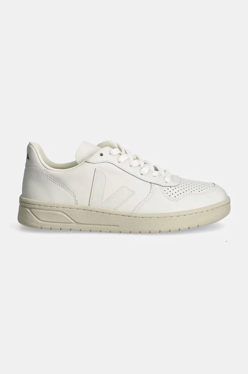 sneakers in pelle V-10 Leather Extra-White Bianco miniatura 2