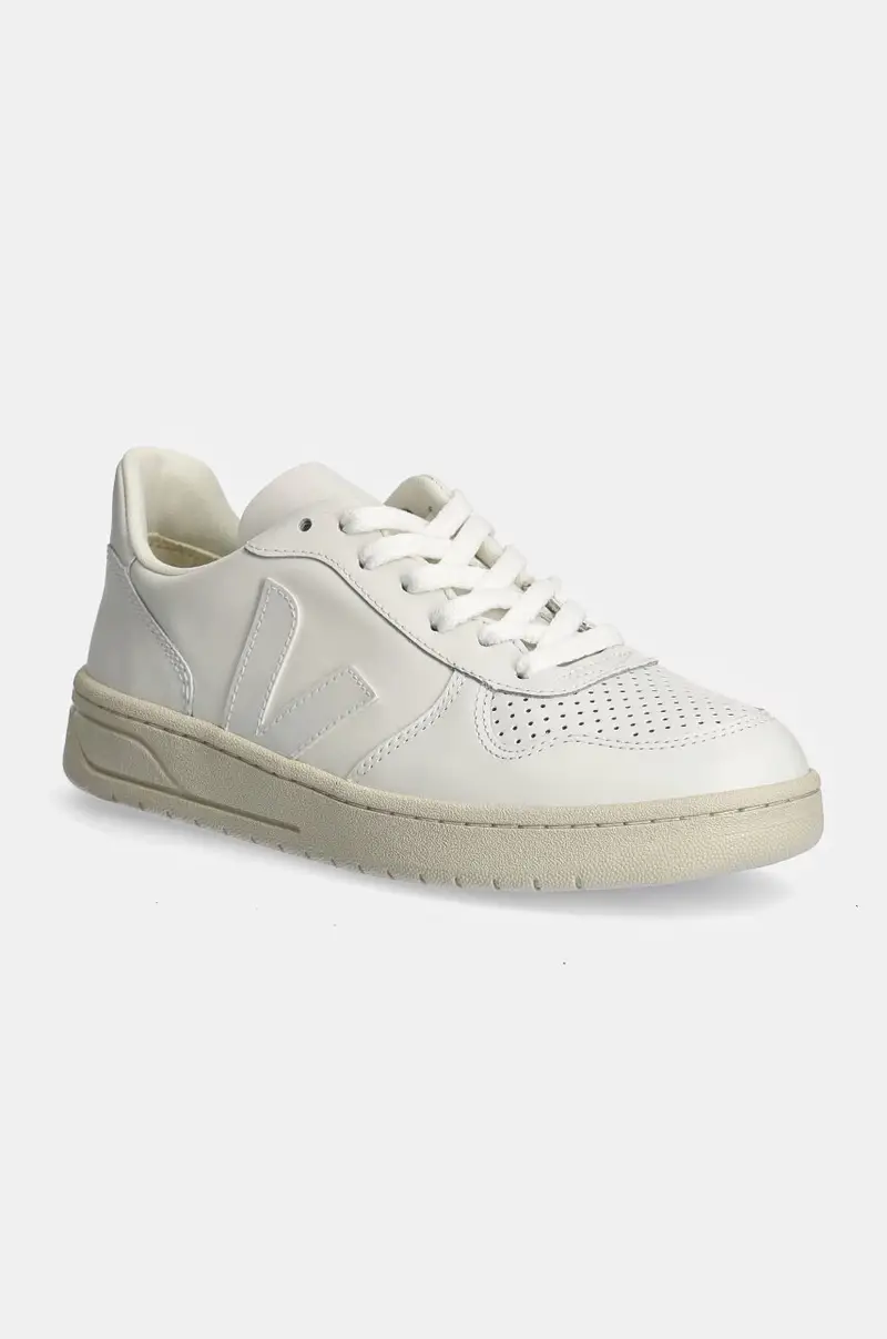 sneakers in pelle V-10 Leather Extra-White Bianco