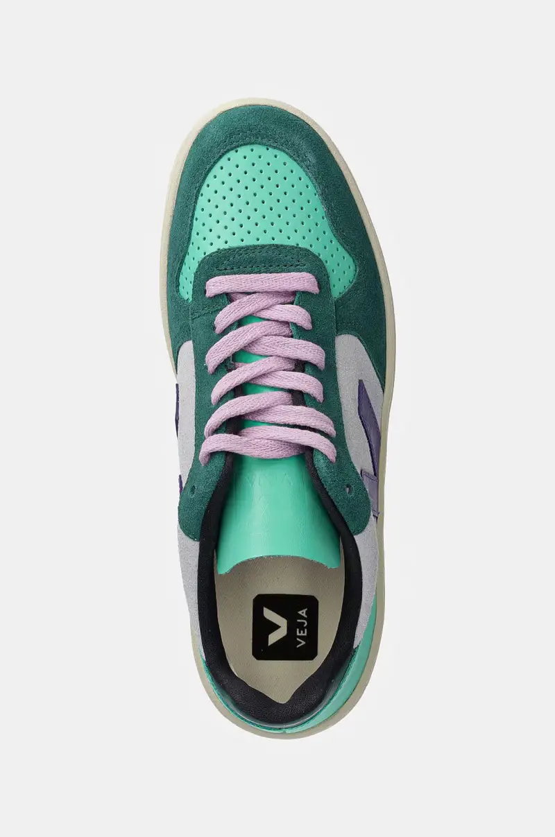 sneakers in pelle V-10 Verde miniatura 3