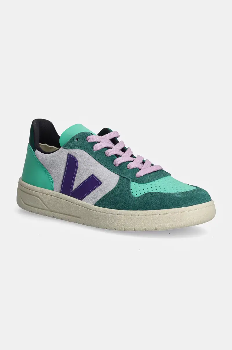 sneakers in pelle V-10 Verde