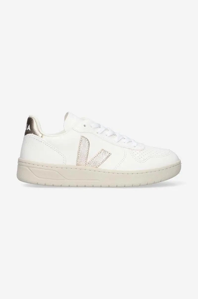 sneakers in pelle V-10 VX052935 Bianco