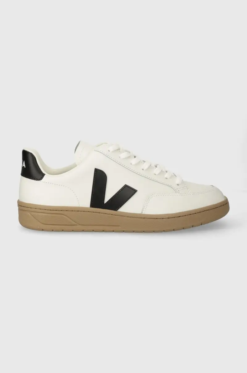 sneakers in pelle V-12 colore bianco XD0203640