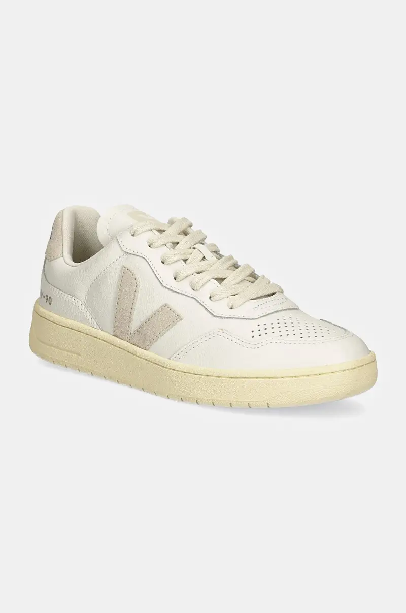 sneakers in pelle V-90 colore bianco VD2003655A