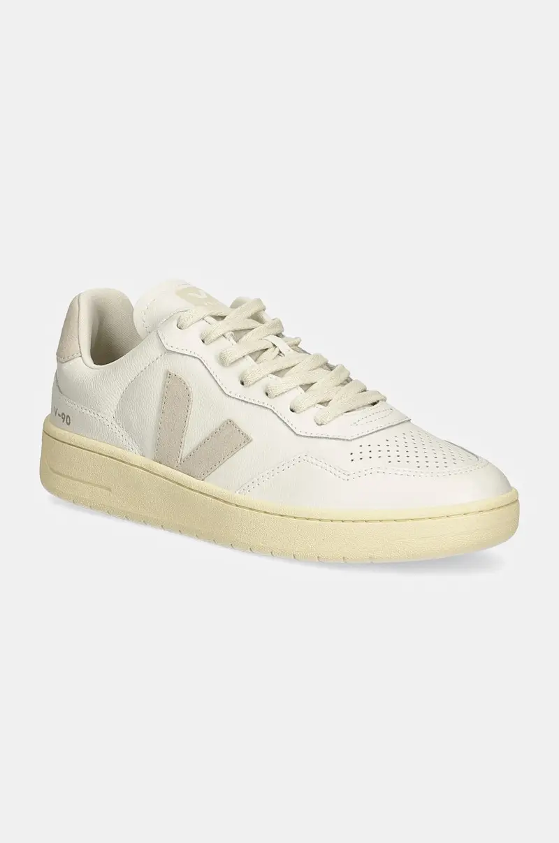 sneakers in pelle V-90 colore bianco VD2003655B