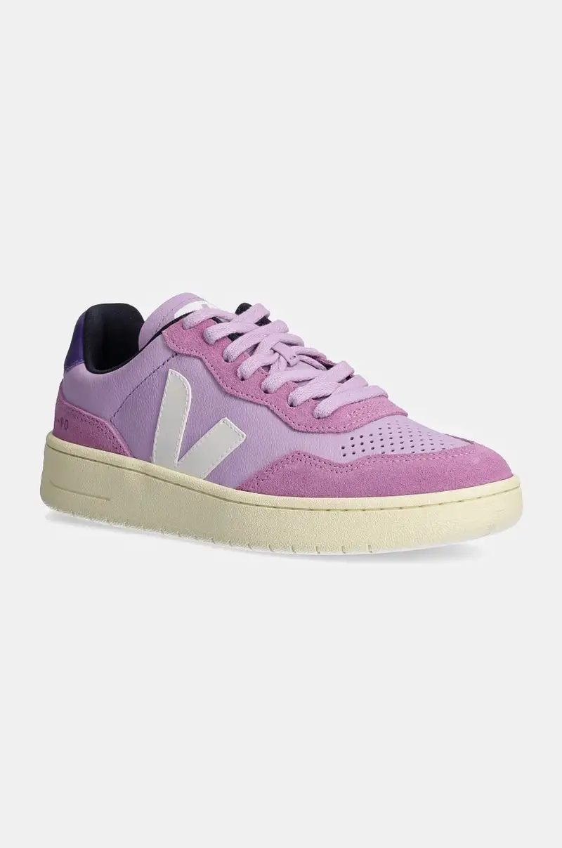 sneakers in pelle V-90 colore violetto VD2003661A