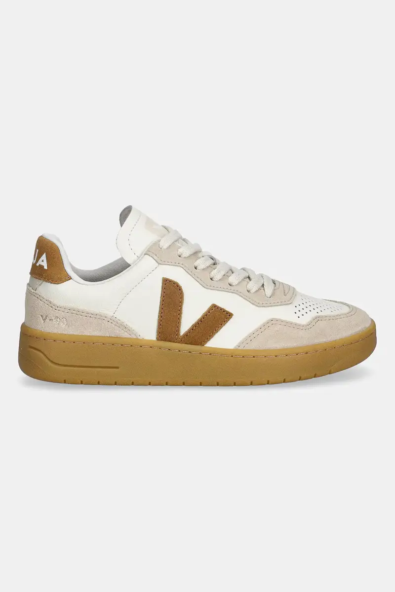 sneakers in pelle V-90 donna colore beige VD2020915A miniatura 2