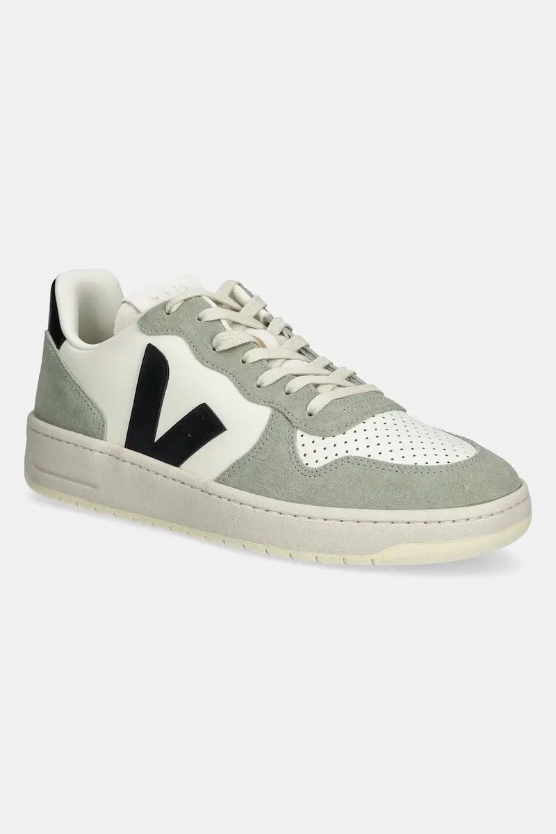sneakers in pelle VI0220500B V-10 LEATHER uomo colore verde VI0220500B