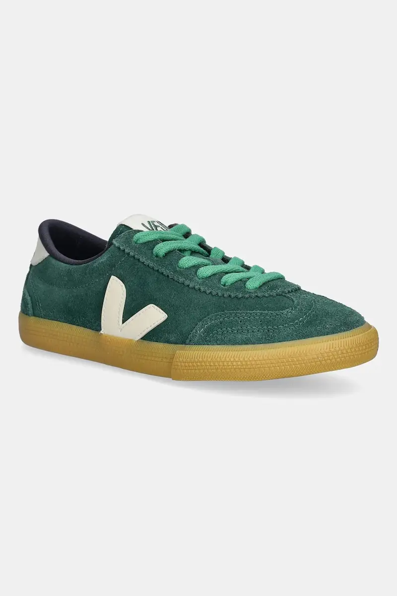 sneakers in pelle Volley donna colore verde VO0320515A
