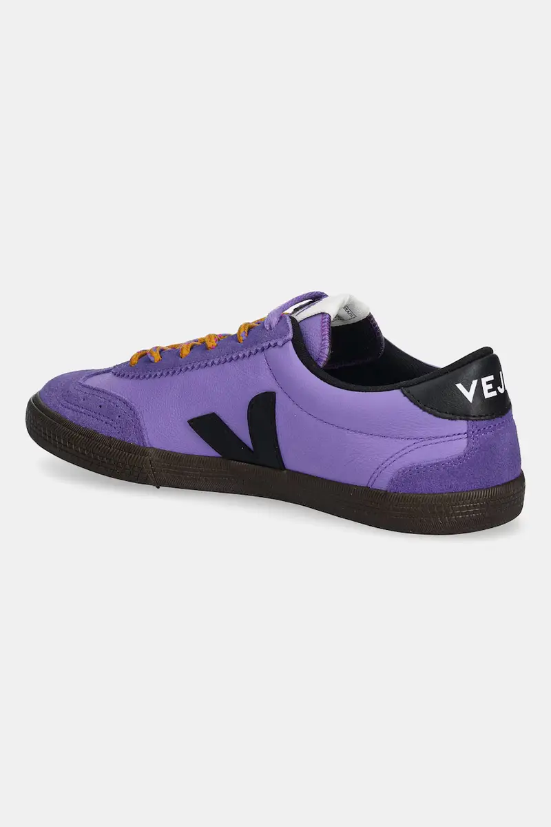 sneakers in pelle Volley donna colore violetto VO2020882A miniatura 3