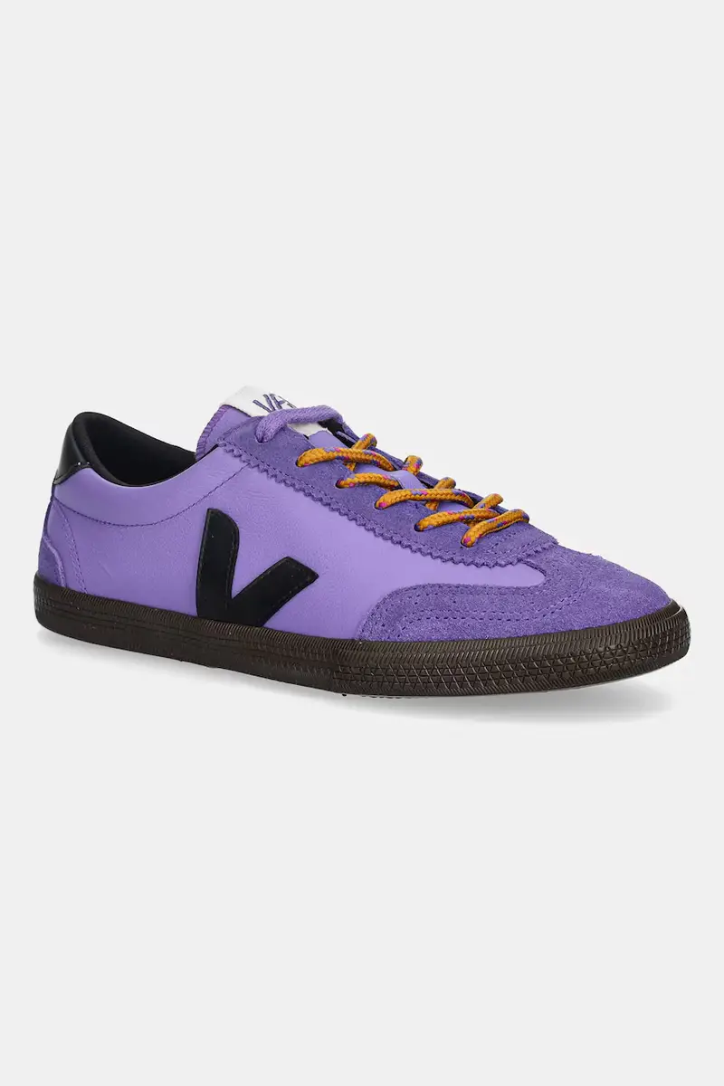 sneakers in pelle Volley donna colore violetto VO2020882A