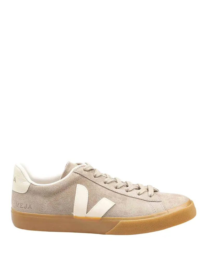 Sneakers Sneakers Campo In Pelle Beige