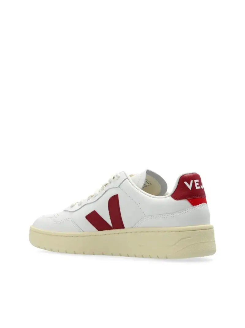 Sneakers v-90 bianche/marsala Bianco miniatura 3