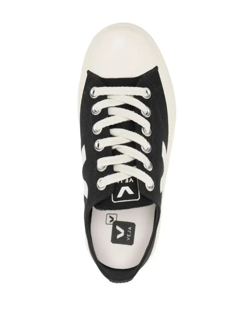 Veja Sneakers nere in cotone organico miniatura 2