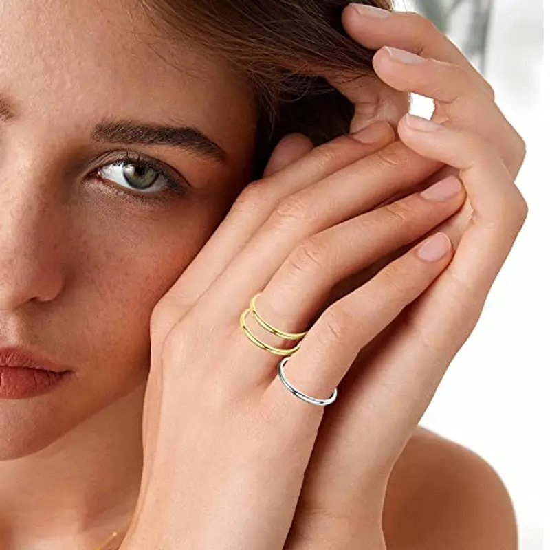 VELESAY Anelli Donna Argento 2161936 miniatura 2