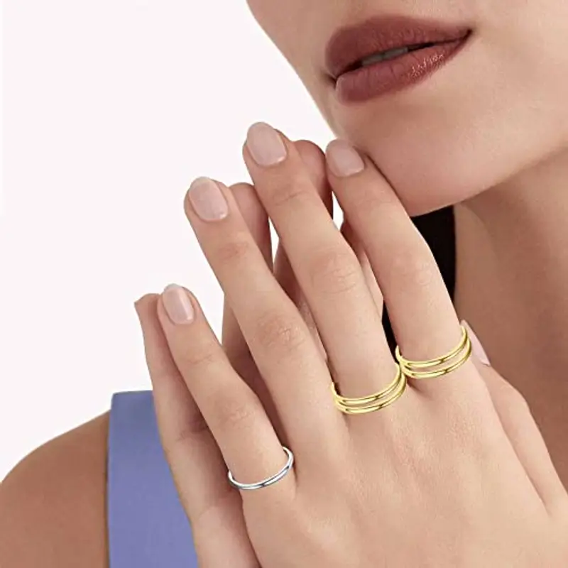 VELESAY Anelli Donna Argento 2161936 miniatura 3