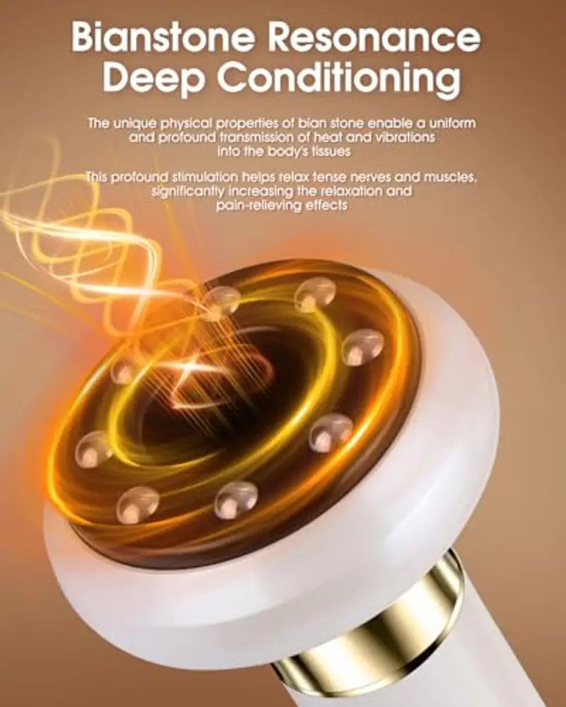 Velora Massaggiatore Anti Cellulite, Massaggiatore Anticellulite, 12 Dispositivo Elettrico Guasha Regolabile, Massaggiatore Anticellulite Vuoto, Riduce il Dolore Muscolare (Bianco) miniatura 3