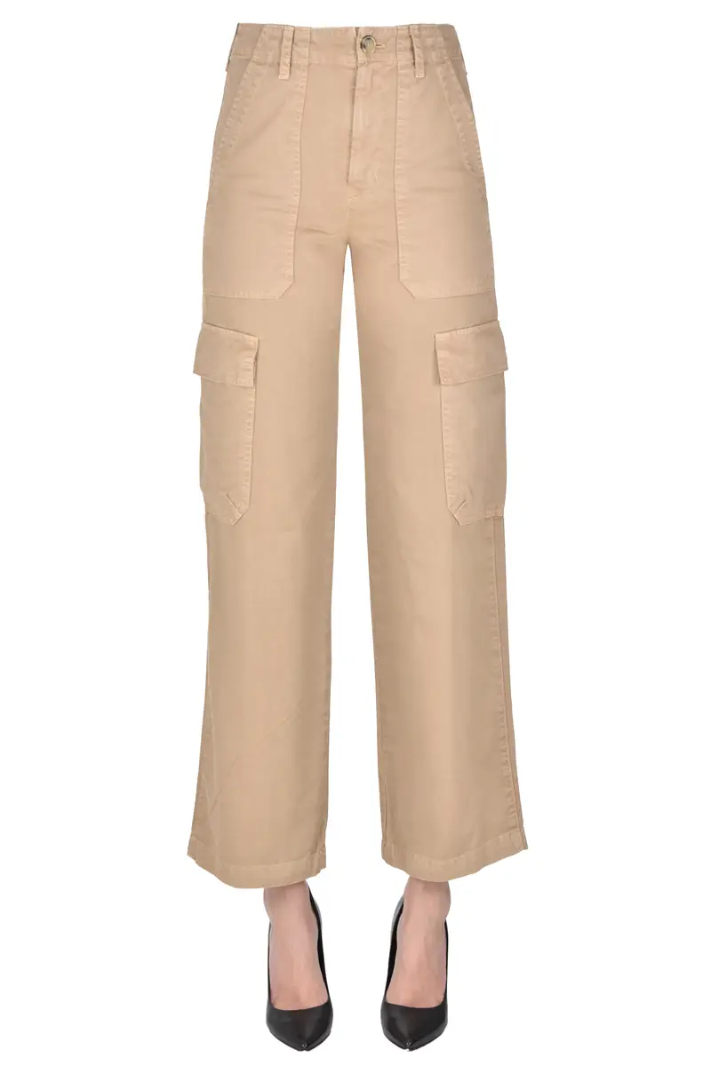 Pantaloni cargo in cotone
