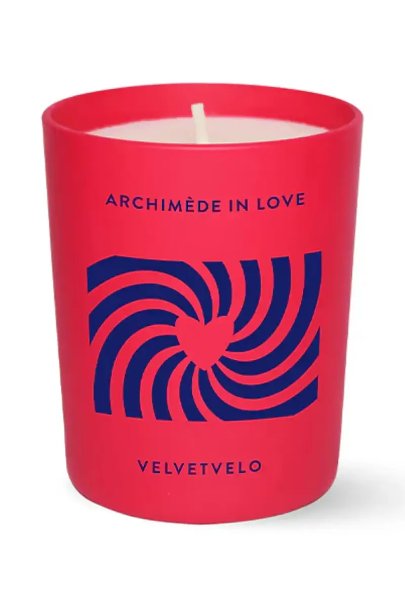 candela profumata Archimede in Love 185 g colore rosso ARCHXXBOU miniatura 2