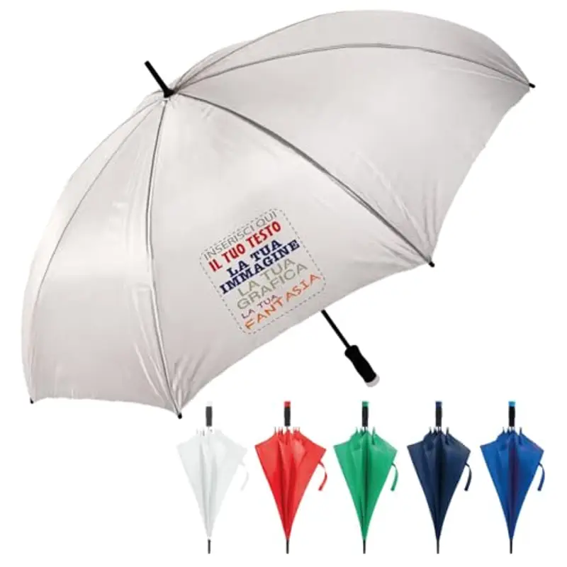 VENEZIANO Gruppo ombrello personalizzato - Personalizza Ora con immagini, testi eo loghi - ideale per regali, uso quotidiano e aziendale