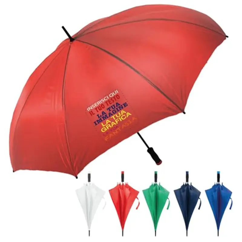 VENEZIANO Gruppo ombrello personalizzato - Personalizza Ora con immagini, testi eo loghi - ideale per regali, uso quotidiano e aziendale