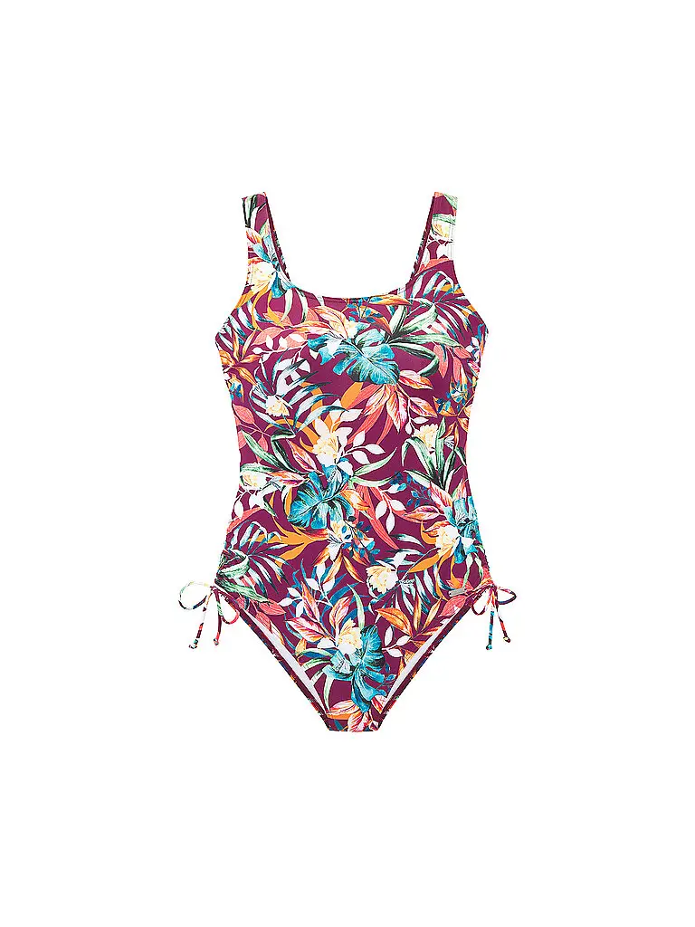 Costume da bagno da donna rosso scuro | 38D