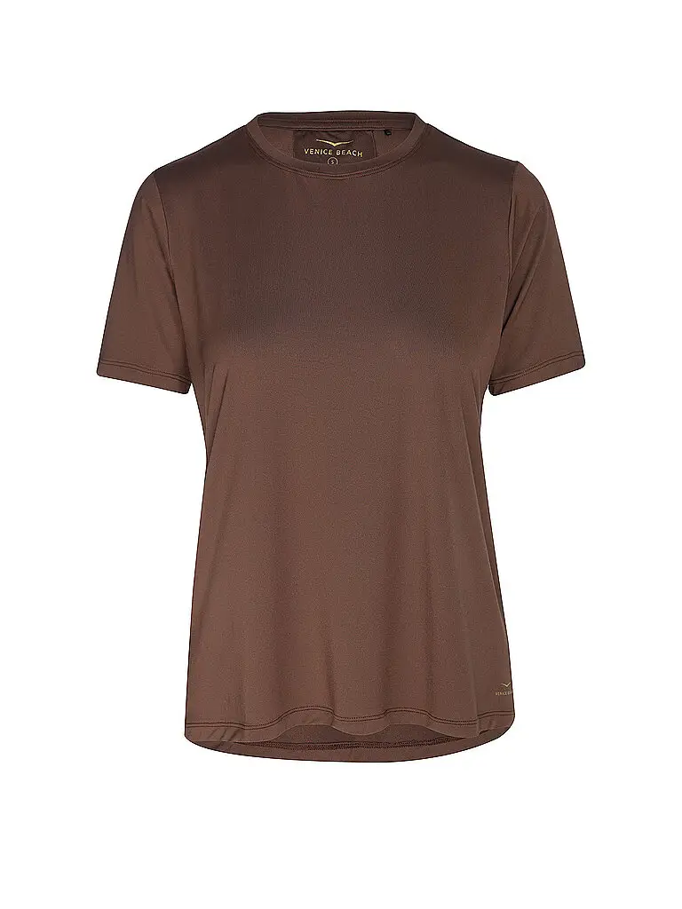 Fitnessshirt da donna Sia marrone | XS