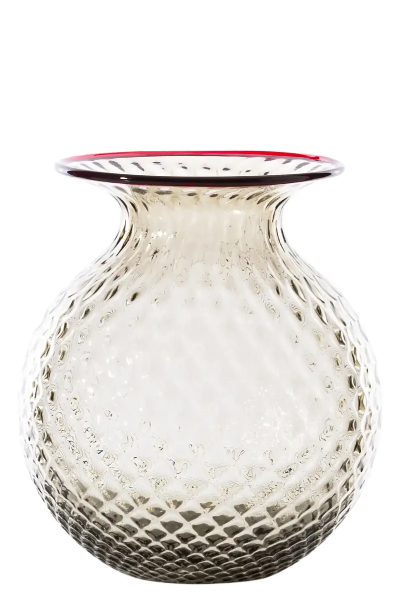 Vaso 'Balloton Fiori' ⌀ 18 Cm Grigio