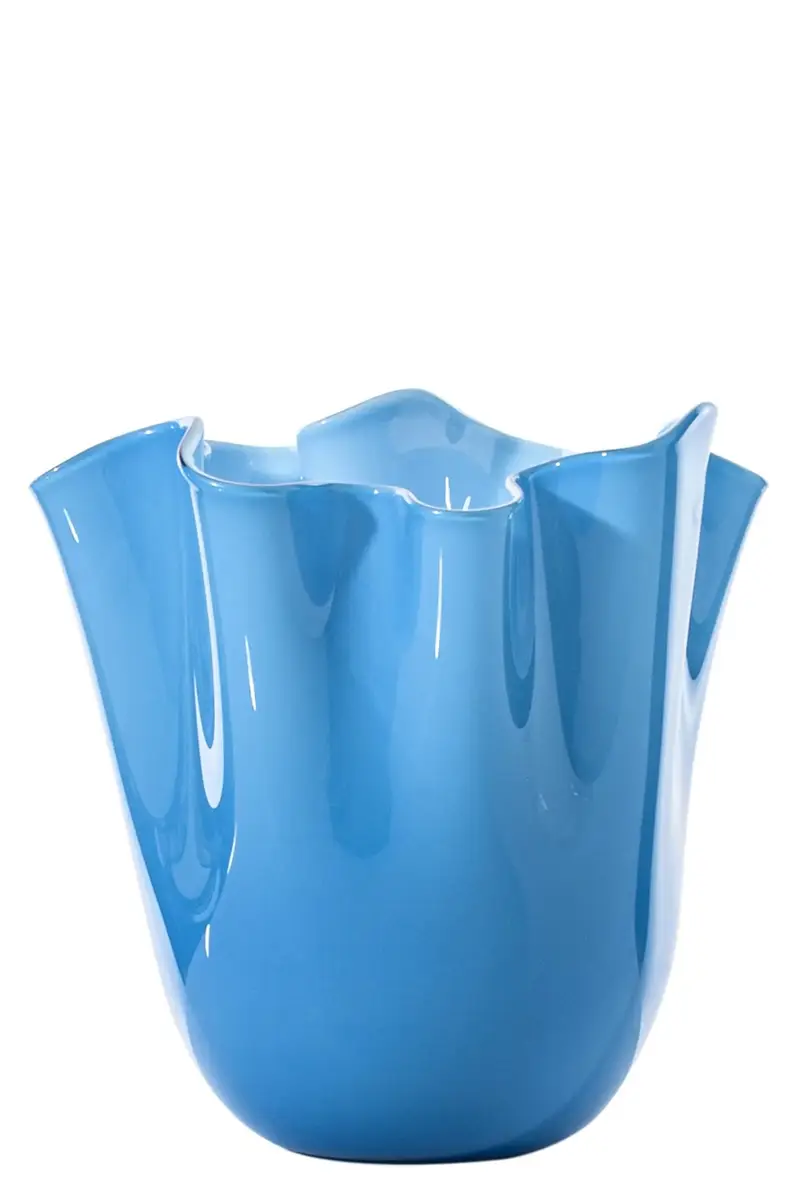 Vaso 'Fazzoletto' ⌀ 13 Cm Blu