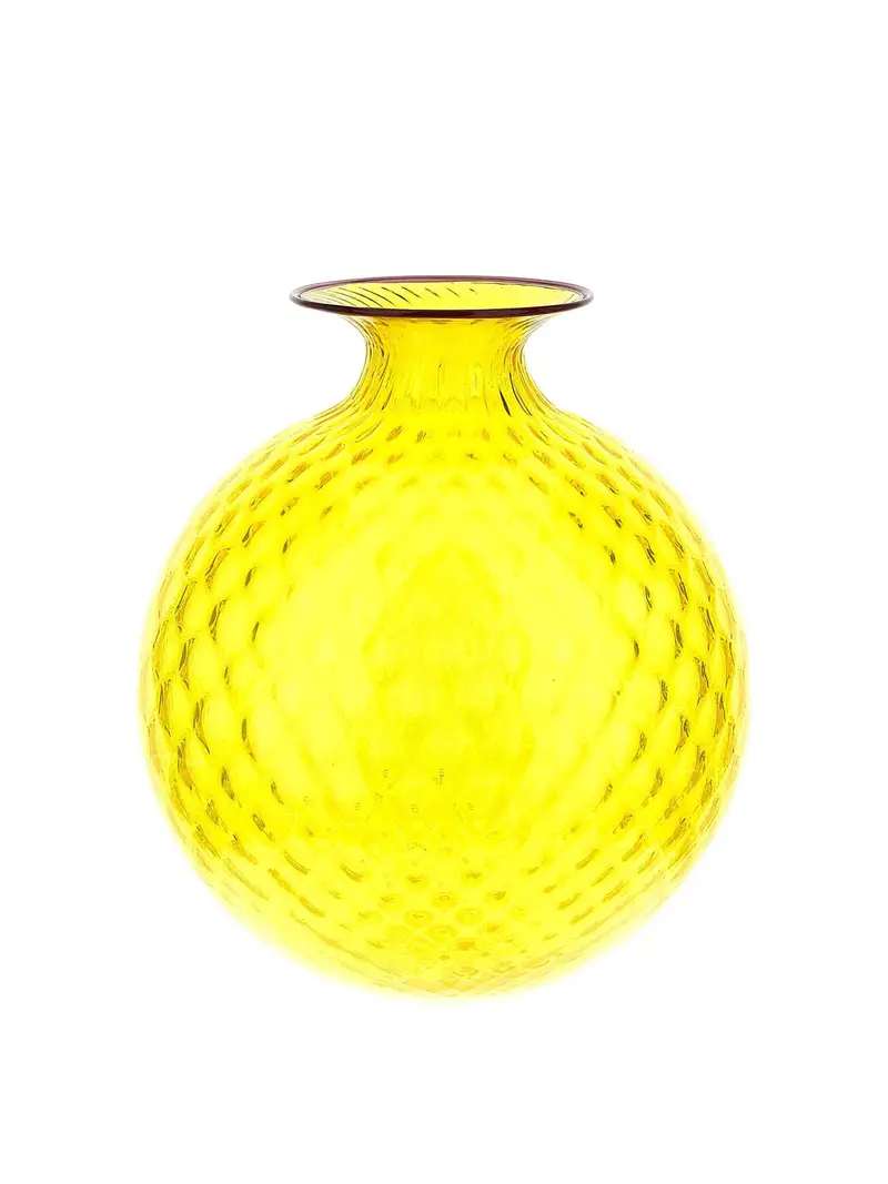 Vaso Monofiore Balloton Giallo