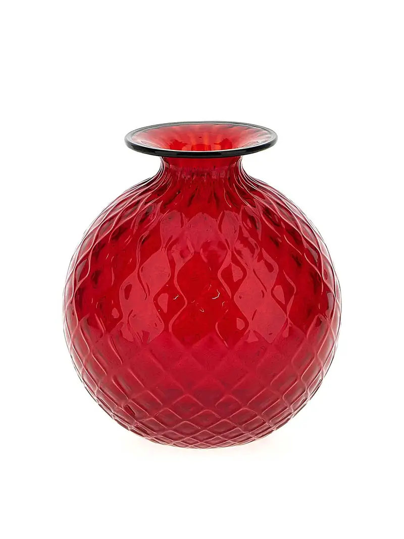 Vaso Monofiore Balloton Rosso
