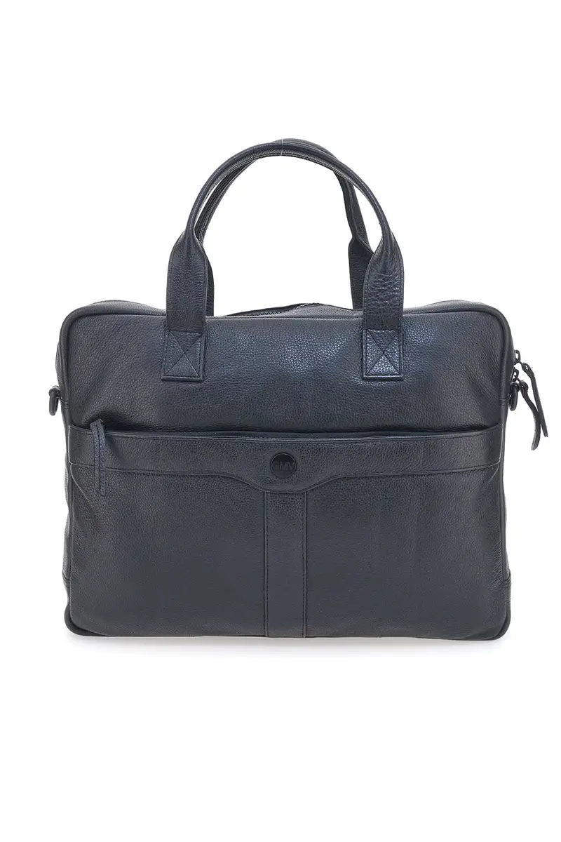 Ventiquattrore Nera Porta Pc Con Cerniera Gian Marco Venturi Business