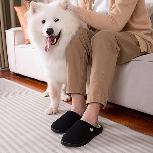 VeraCosy Pantofole Uomo Nero 3450192 miniatura 2